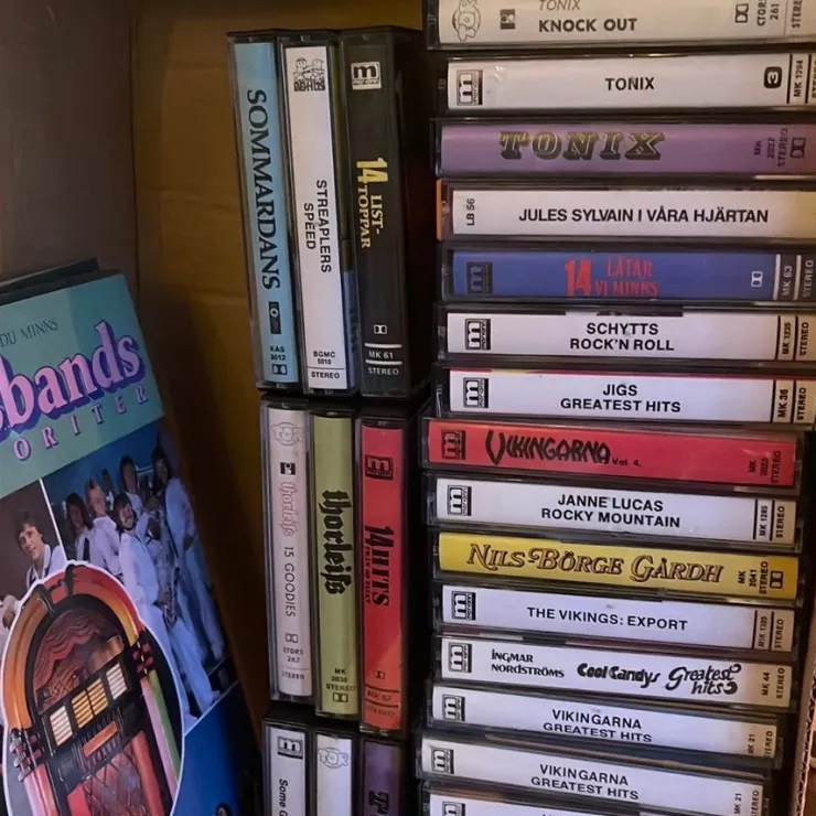 Tradera Dansband Stor samling kassettband - Svensk musik från 70- och 80-talet| Kassettebånd