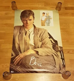 Tradera DAVID BOWIE (poster i original från PACE MINERVA POSTERS, England 1982)| Musikplakater