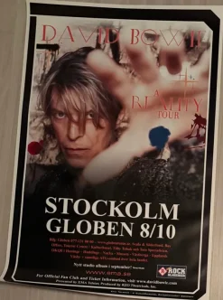Tradera David Bowie Reality Tour 2003 - Turne Affisch| Musikplakater