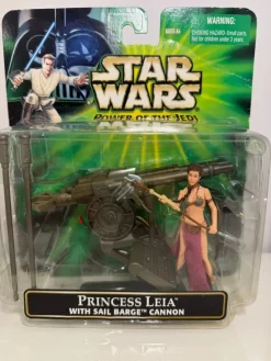 Tradera Deluxe Leia Sail Barge cannon POTJ Hasbro 2001> Star Wars