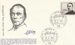 Tradera DEUTSCHE BUNDESPOST-FIRST DAY COVER-1965 The 100th Anniversary of the Death of A| Europa