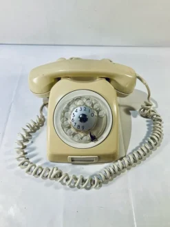 Tradera Dialog Televerket Retro / Vintage Fast Telefon (Vit)> Fast Telefoni