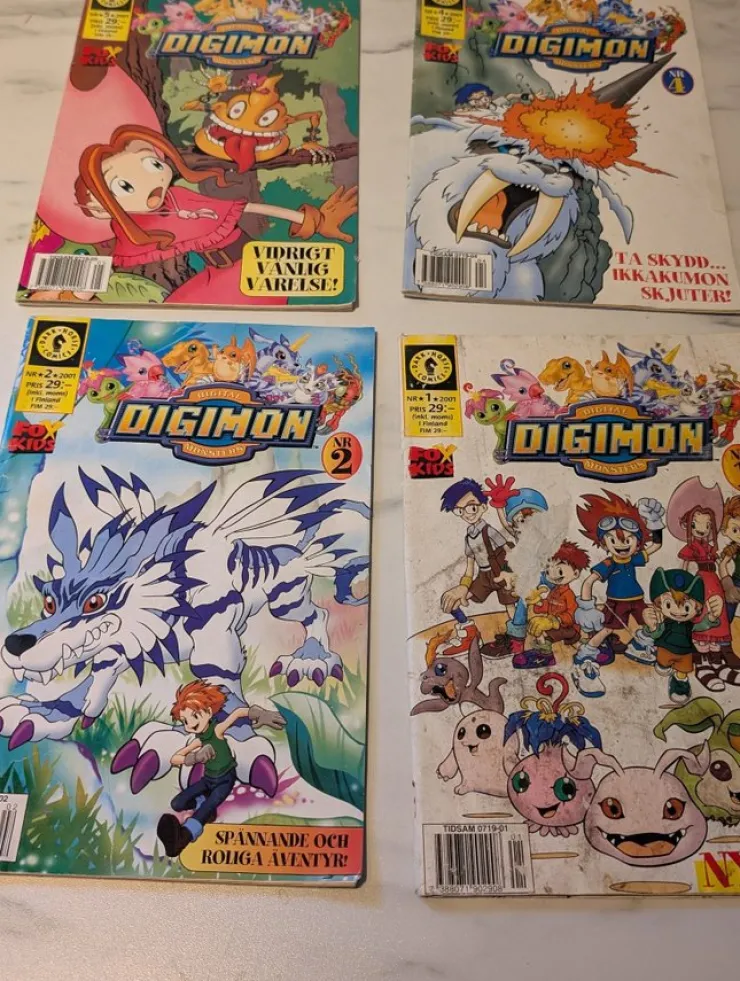 New Digimon. Amerikanske Serier