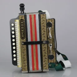 Tradera Dragspel, M. Hohner, Tyskland, brun/svart/röd| Musikinstrumenter