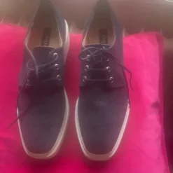 Tradera Dune blå snygga skinnskor st 38> Damesko