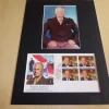 Tradera Dwight D. Eisenhower WWII fotografi & USA FDC med passepartout| Nordamerika