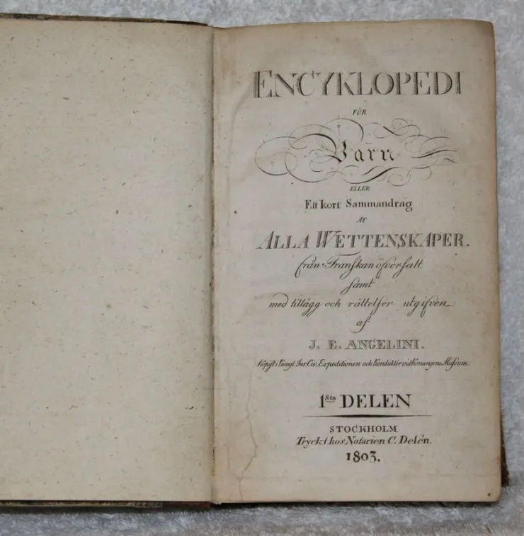 Discount ENCYKLOPEDI FÖR BARN, ELLER ETT KORT SAMMANDRAG AV ALLA WETTENSKAPER Antikkens Litteratur