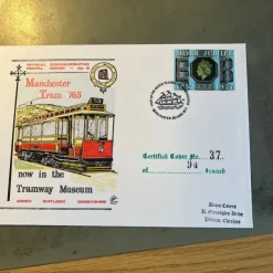 Tradera England: special fdc spårvagn bara 94st utgivna> Jernbane- & Sporvogns-memorabilia