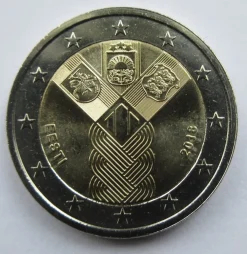 Tradera Estland 2 euro 2018 Baltiska oavhängighet| Euromønter Og Sedler