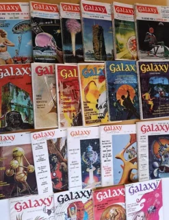 New Exklusiv samling science fiction GALAXY MAGAZINE 21 ST. Antologier