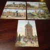 Tradera Fem kort fr Mannheim Tyskland 14x9cm i bra skick| Verden Undtagen De Nordiske Lande