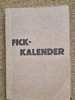 Shop FICK-KALENDER, troligtvis 1943 Almanakker & Kalendere