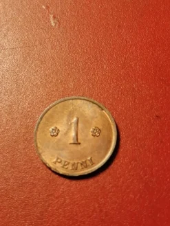 Tradera Finland* 1 penniä Koppar 1922 * Bra 1++ **| Udenlandske Mønter