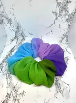 Cheap Flerfärgad organza överdimensionerad XXL Scrunchie från Enchanted Scrunch NY Hårtilbehør