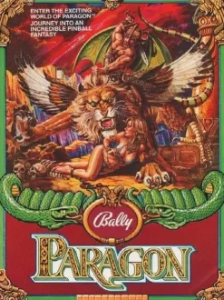 Tradera Flyer flipperspel Bally Paragon| Spillemaskiner