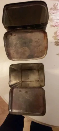 Tradera Gamla cacao burkar> Metalemballage