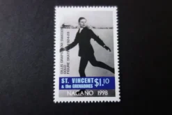 Tradera GILLIS GRAFSTRÖM / KONSTÅKNING, Postfriskt frimärke| Resten Af Verden