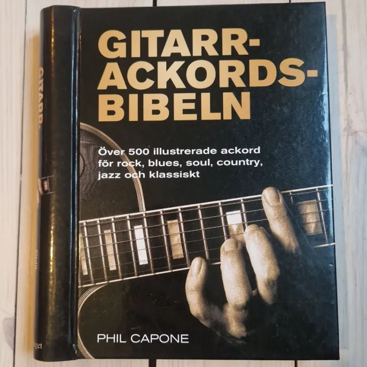 Tradera Gitarr-ackords-bibeln - Phil Capone - 2008| Noder Og Nodehæfter