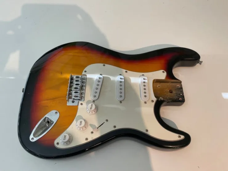 Tradera Gitarrkropp Projekt stratocaster elgitarr| Musikinstrumenter