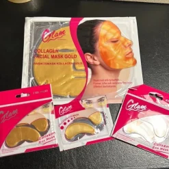 Tradera Glam Collagen Facial Mask Gold & Eye Mask> Ansigtpleje