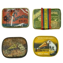 Tradera Gramofonnålar i originalförpackning från His Master's Voice & Sonora stift| Musiktilbehør