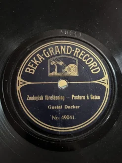 Tradera Gustaf Dacker. Beka 49041/2.| Grammofonplader