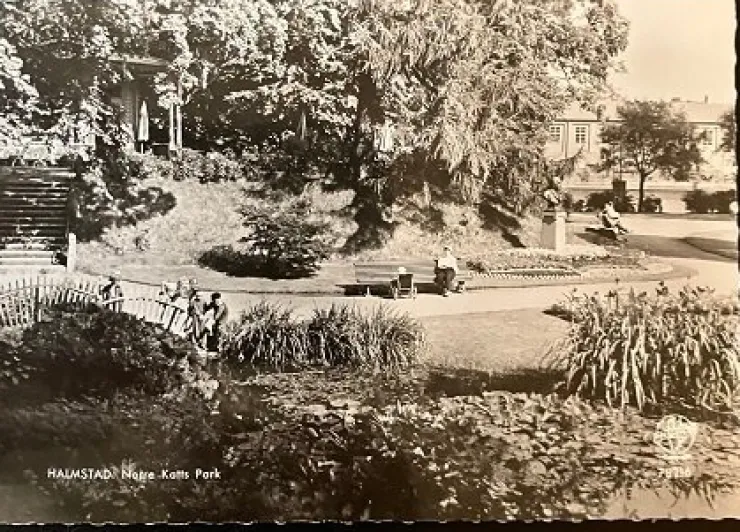 Tradera Halmstad - Norre Katts Park - Förlag Pressbyrån 78216| Svenske Landskaber