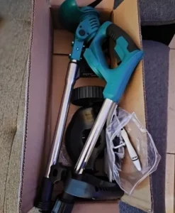 Tradera handhållen sladdlös elektrisk gräsklippare med 2 batterier, anti-gräs jam design| Havemaskiner