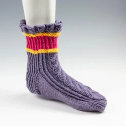 Tradera Handstickade Damsockor Stl. 38/39| Tøj