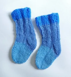 Tradera Handstickade raggsockar/yllesockar strl. 14 (innermått ca 90 mm)| Baby, Børn & Leg