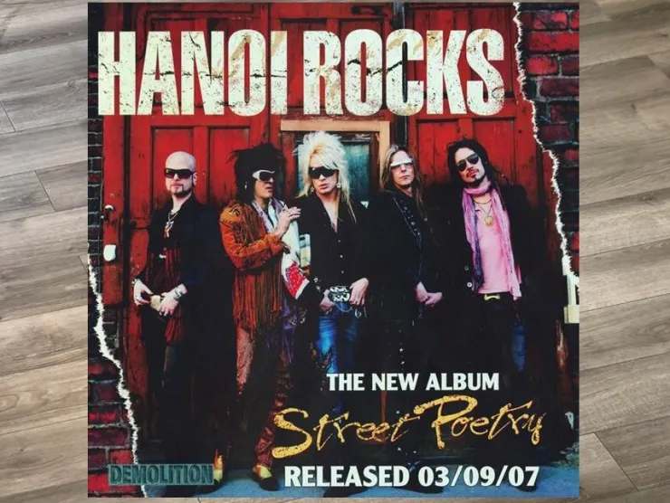 Tradera HANOI ROCKS STREET POETRY 2007 PHOTO POSTER| Musikplakater