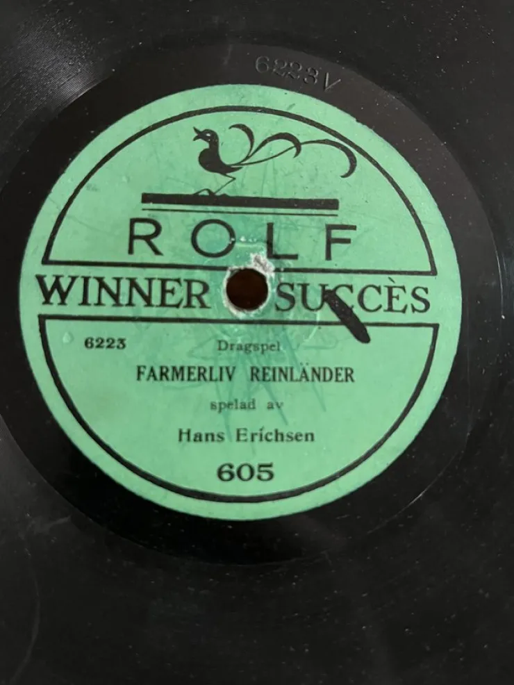 Tradera Hans Erichsen. Rolf Winner Succes 605.| Grammofonplader