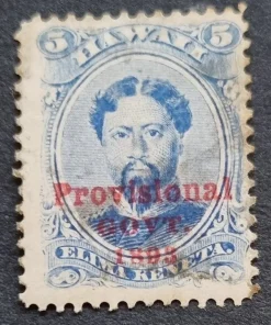 Tradera Hawaii Scott 58 MHOG Se besk.för förkort| Nordamerika