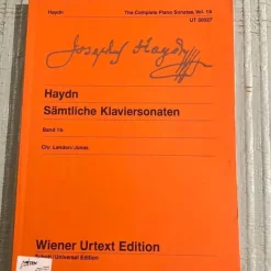 Tradera Haydn: Samtliche Klaviersonaten - Band 1b| Noder Og Nodehæfter