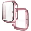 Tradera Heltäckande Skal till Apple Watch 7 Härdat glas 41 mm ROSE GOLD> Anden Telefoni