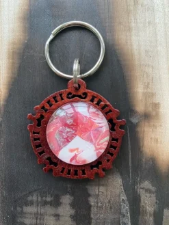 Tradera Hänge i trä med glascabochon| Tilbehør