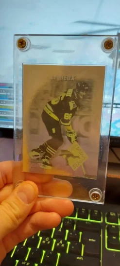 Tradera Hockey kort i topp skick mario lemieux sälsynt kort| Øvrigt Hobby