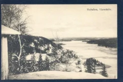 Tradera Hultafors Viaredsjön Vintervy Foto o förlag Olga Rinman gissar 1920tal| Svenske Landskaber