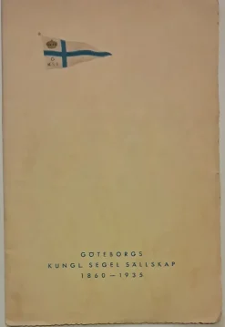 Fashion Inbjudan till Göteborgs Kungl. Segel Sällskaps jubileumsregatta 1935. Technica & Nautica
