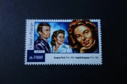 Tradera INGRID BERGMAN / GREGORY PECK, Postfriskt frimärke| Resten Af Verden