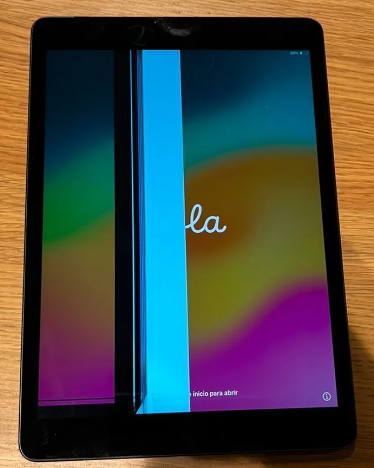 Tradera iPad 9th gen cellular (4g) med tryckskada på display.> Tablets