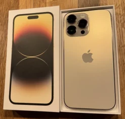 Tradera iPhone 14 Pro Max 256GB guld> Mobiltelefoner