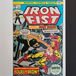 Best Sale Iron Fist #1 1975 1st solo titled Iron Fist story Amerikanske Serier