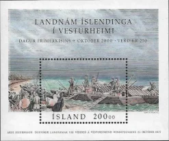 Tradera Island Bosättningar i Nordamerika F Bl 34 xx| Norden