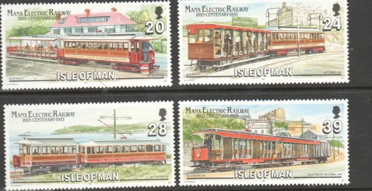 Tradera ISLE OF MAN - GAMLA SPÅRVAGNAR**| Europa