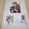 Tradera James Dean fotografi & förstadagsbrev passepartout storlek A4| Nordamerika