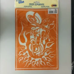 Tradera Javana textil stencil/schablone motorbike, art nr 92520| Kunstnerartikler