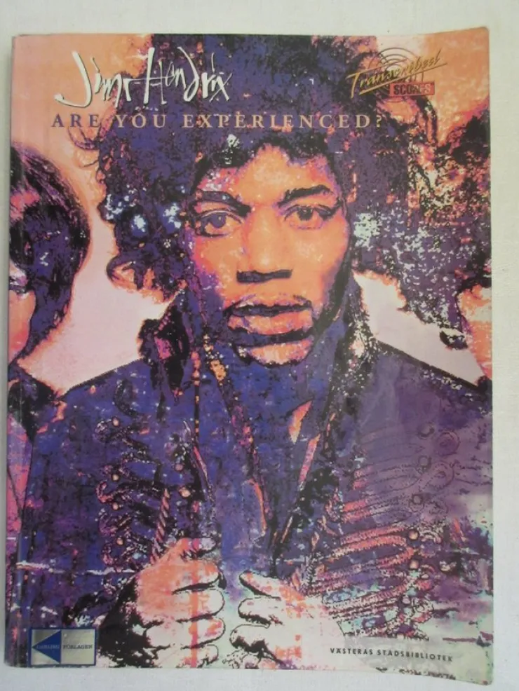 Tradera JIMI HENDRIX Notbok *Are You Experienced* Tryck 1996| Noder Og Nodehæfter