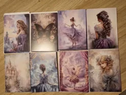 Tradera JÄTTEMYCKET scrapbooking: 8 PAKET FANTASY ROMANTISK SAGO-tema - NYTT!| Scrapbøger