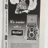 Tradera Kamera It's easier with a Rollei Rolleiflex T reklamannons fr 1959| Andet Optisk Udstyr